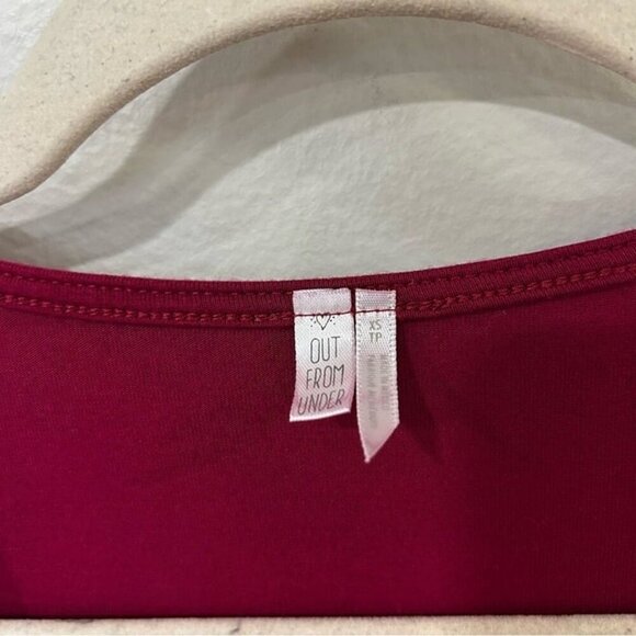 Urban Outfitters Out From Under Jasmine Ruffled Red Bodysuit Women’s Size XS - Picture 5 of 7